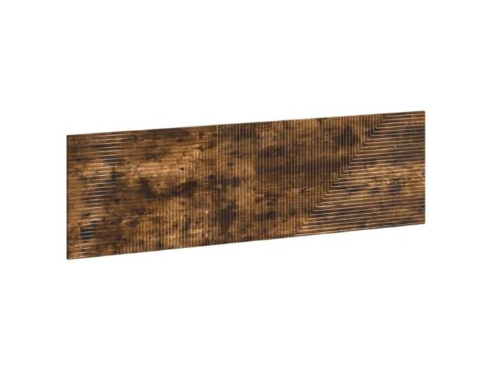 Makastle Kopfteil Wandmontiert Raucheiche 180x50 cm Holzwerkstoff Feuchtigkeitsresistent