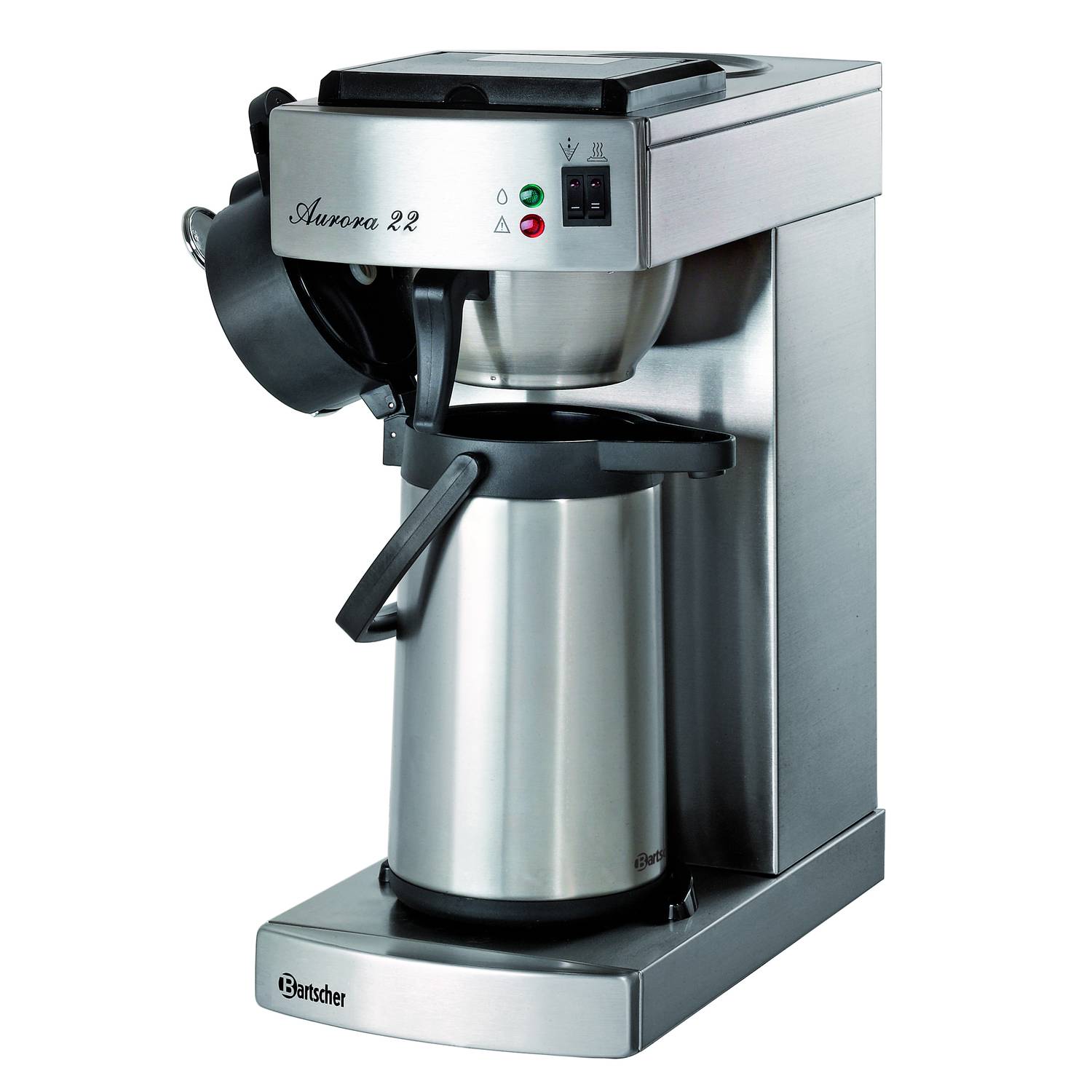 Bartscher Aurora 22 Filterkaffeemaschine, 2 l Füllmenge, Isolierkanne,