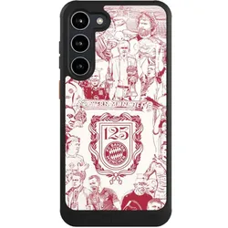 Nivocase Hülle für Samsung Galaxy S23+ Handyhülle NIVOcore Case Schwarz FC Bayern München Offizielles (Samsung Galaxy S23+), Smartphone Hülle, Schwarz