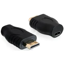 DELOCk Adapter HDMI mini CSt.->micro DBu. | HDMI Ethernet