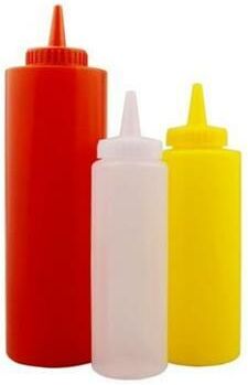 Tirolix Set 12 Pezzi Dispenser Salse 24 cl Trasparente
