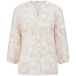 Bluse V-Öffnung Peter Hahn beige, 50