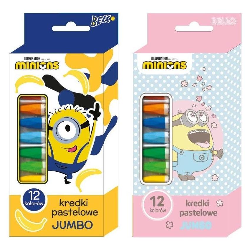 Teka Jumbo-Pastellstifte 12 Farben Minions (12x) (47993736)