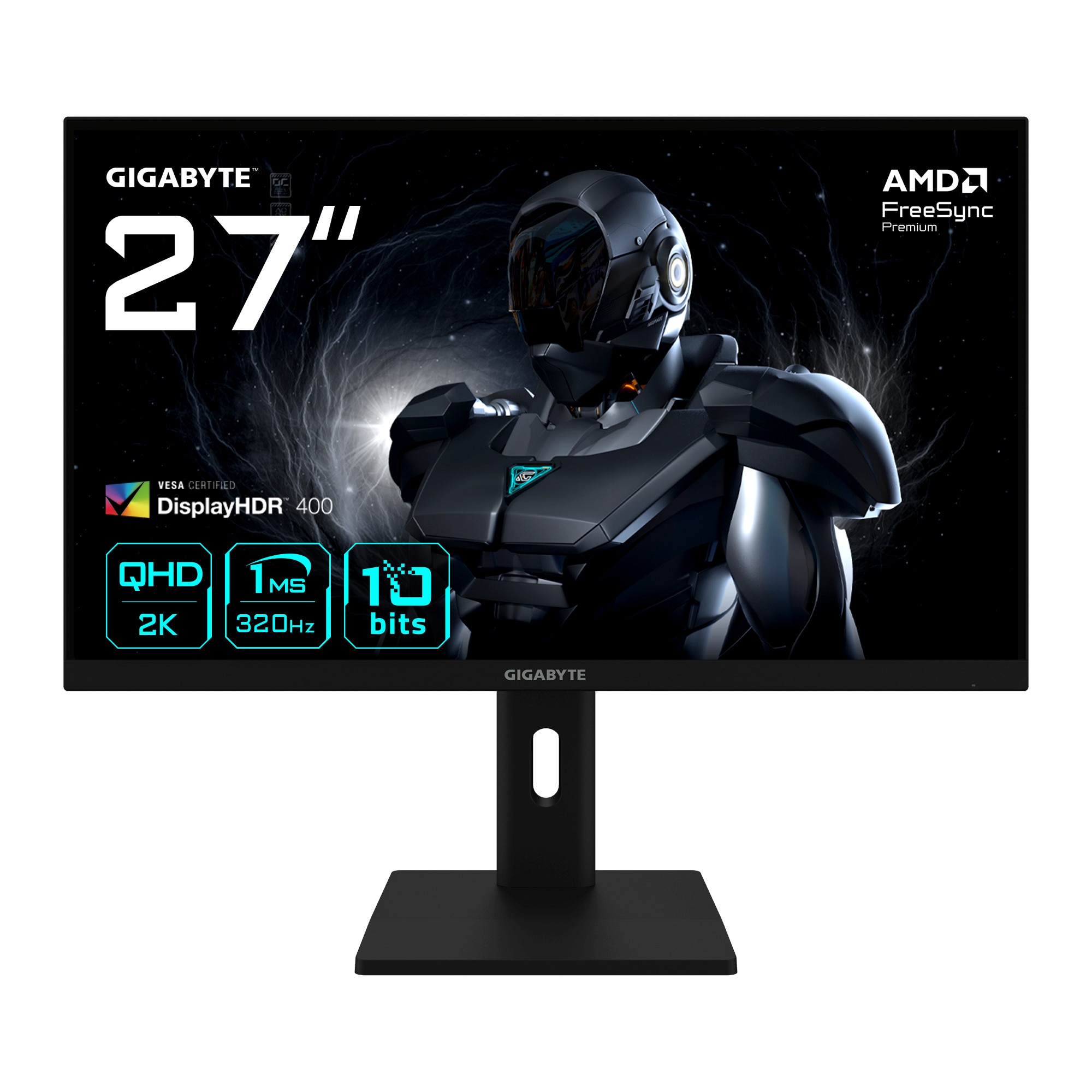 GIGABYTE G27Q3 27 Zoll WQHD Fast IPS Panel 16:9 320 Hz Gaming Monitor