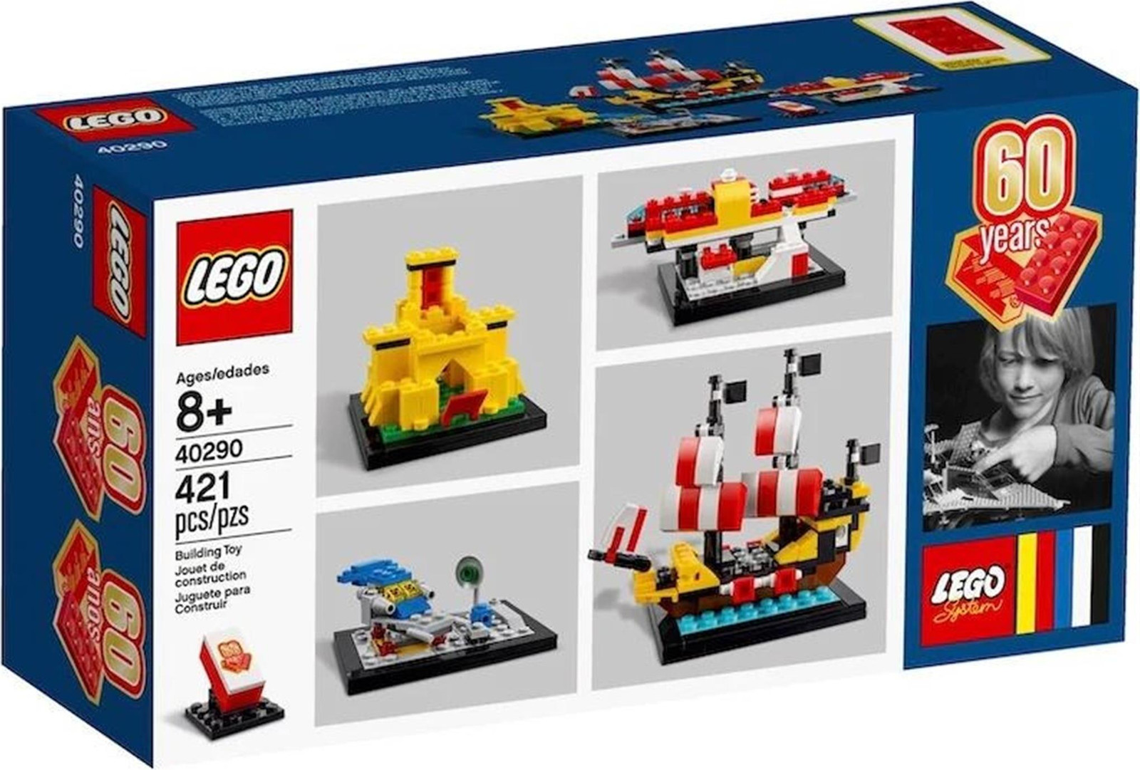 LEGO Iconic 40290 60 Jaar LEGO 60e Verjaardag Bouwset