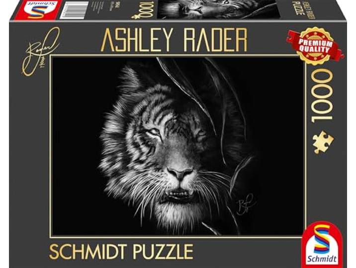 Schmidt Spiele 58541 Wilderness, Tijger, in het teken van de vrijheid, Ashley Rader, 1000 stukjes, meerkleurig