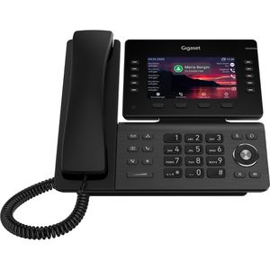 Gigaset-Pro P855BW IP Pro Telefon, schwarz, schnurgebunden, mit WLAN, Bluetooth