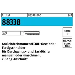 Amecoil, Gewindeschneider + Gewindebohrer, Gewindefertigbohrer R 88339 M 3 Stahl