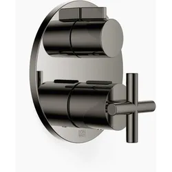 Dornbracht TARA UP-Thermostat mit Einweg-Mengenregulierung, 36425892-19, Farbe: Dark Chrome
