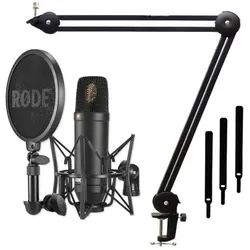 RØDE Mikrofon NT1-Kit Studio-Mikrofon mit Gelenkarm, Mikrofon