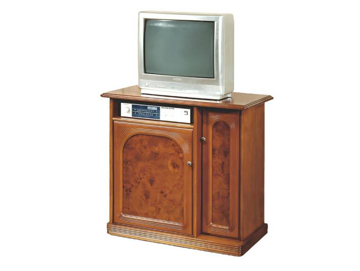 Xlmoebel TV-Schrank Brauner TV-Schrank aus Holz mit Regalen und Stauraum (1-St., TV-Schrank) Hergestellt in Europa