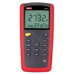 Uni-Trend Uni-T UT325 Contact Thermometer, Thermometer + Hygrometer, Rot, Grau
