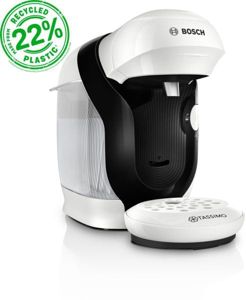 Bosch TAS114E TASSIMO Multi-Getränke-Automat STYLE friendly snow white