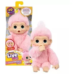 Little Live Pets: Interaktiver Mini-Maki-Affe aus Plüsch – Luna Lemon