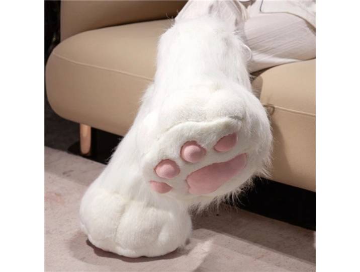 Fursuit-KIG – pantoufles antidérapantes en peluche Ultra douce avec détail de sabot, chaussures d'intérieur chaudes pour hommes et femmes pour l'hiver
