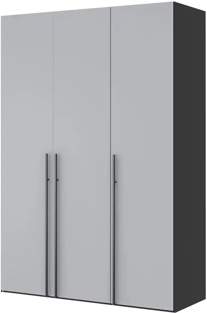 Dreamer eXpress Drehtürenschrank mit Glasfronten Dreamer ¦ grau ¦ Maße (cm): B: