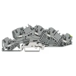 Wago 2005-7645 Installationsetagenklemme,mit Betätigungsöffnung,4 mm2,grau 20057645  - 50 Stück