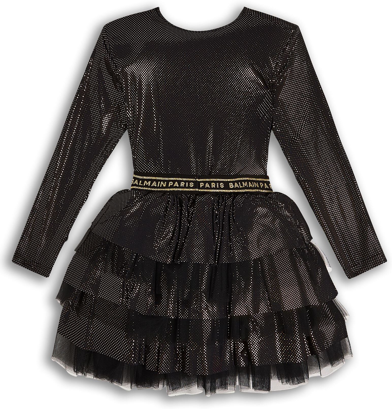 Balmain Vestido para niña Chica Negro 14 Chica