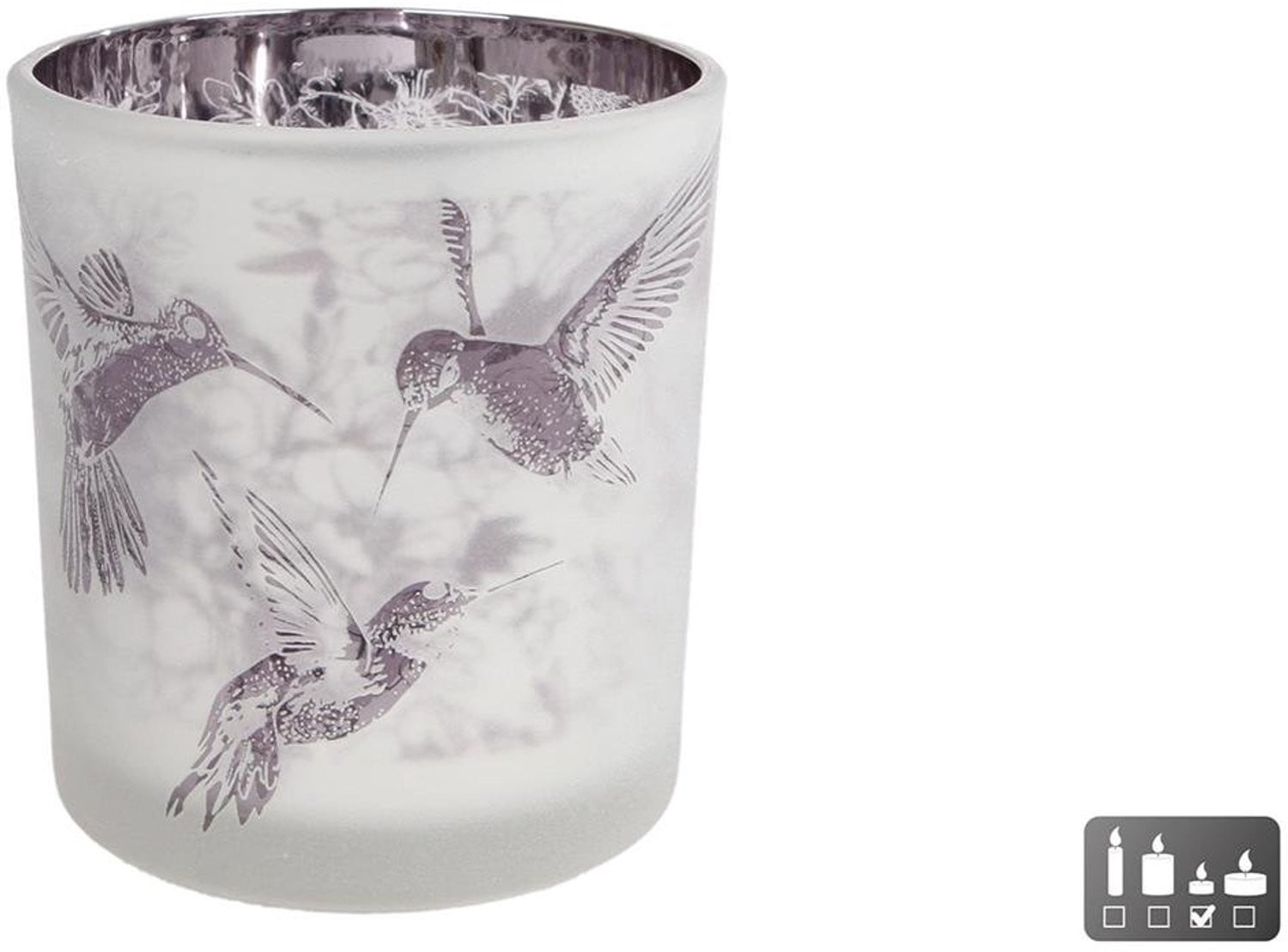 Theelichthouder Hummingbird S glas