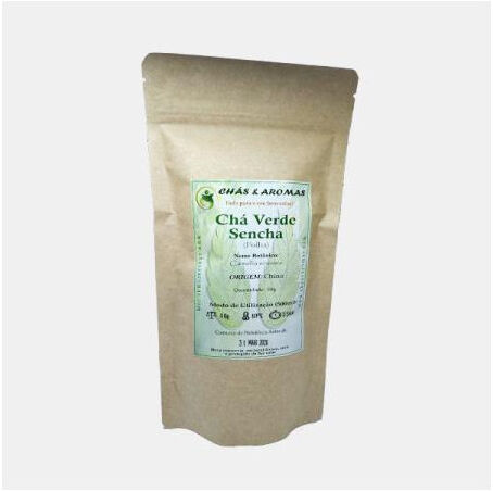 CHAS & AROMAS CHA VERDE SENCHA (FOLHA) 50g
