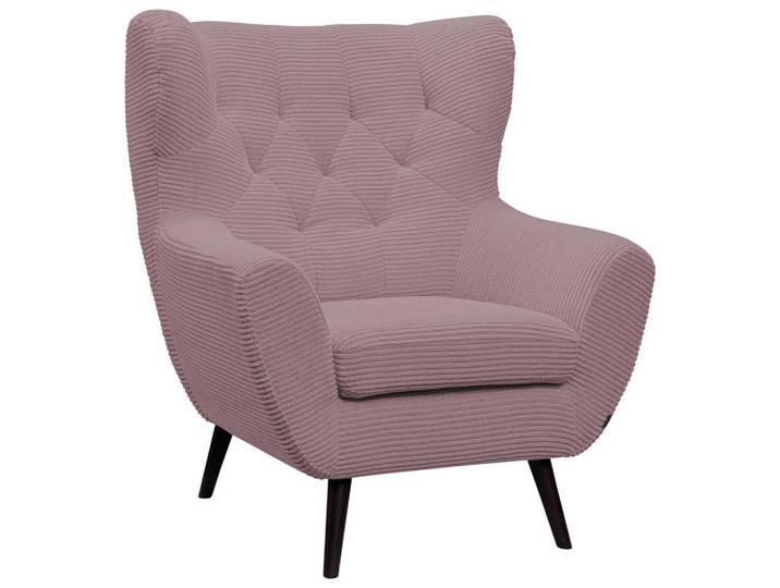 Stylife Sessel, Rosa, Holz, massiv, Uni, 87x101x95 cm, Fußauswahl, Stoffauswahl, erweiterbar (Typenauswahl), Wohnzimmer, Sessel, Sonstige Sessel