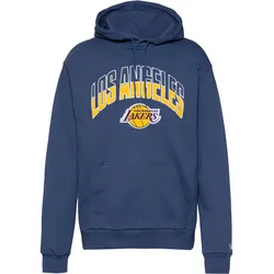 New Era LA Lakers Hoodie Herren | Gr. L | blau - blau