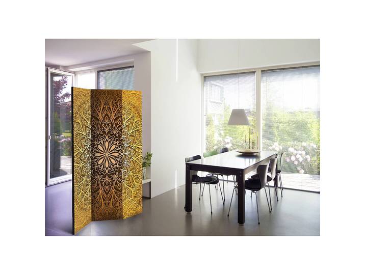 Paravent Sacred Circle Polaire Marron 135 x 172 x 3cm