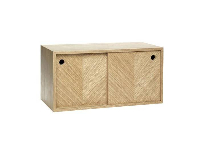 Hubsch Wandmeubel eikenhout met deuren