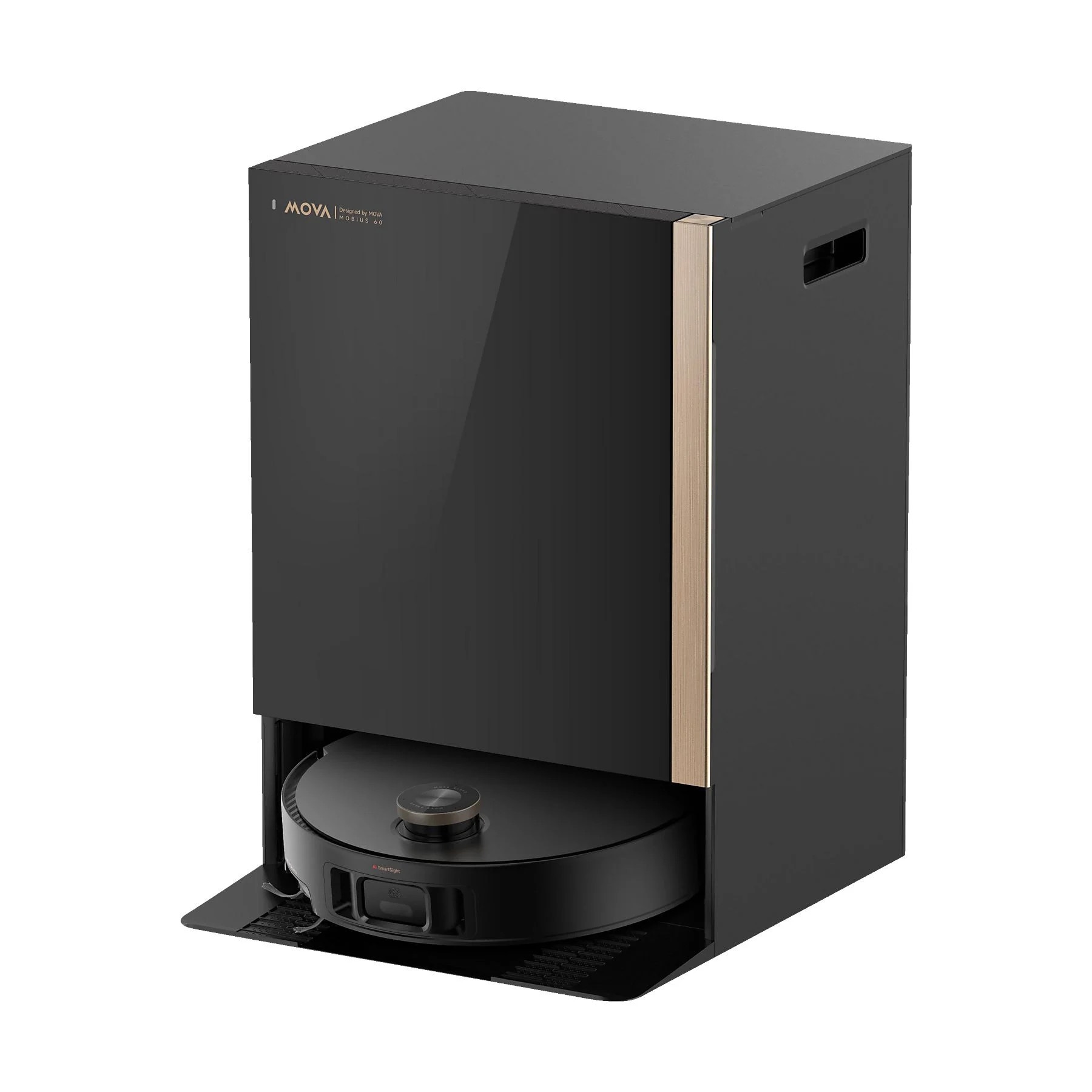 Mova Mobius 60 Saug-/Wischroboter 30.000 Pa inkl. Absaug-/Reinigungsstation Schwarz V60 Mobius