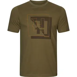 Härkila Herren Logo T-Shirt - XL - dark olive