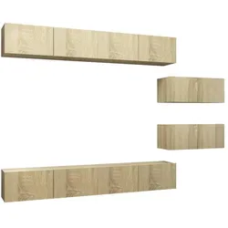vidaXL, TV Möbel, Madenborn (6 Stück) (100 x 30 x 30 cm)