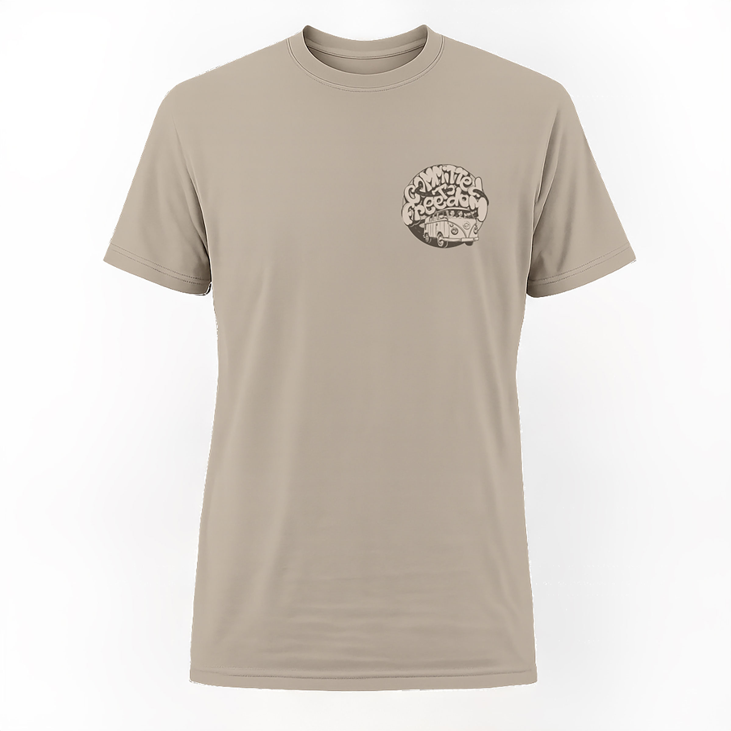 Nograd Committed To Freedom Herren T-Shirts beige Größe M Bouldern | Lifestyle Widerstandsfähig