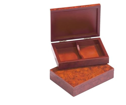 Philos houten opbergbox en decoratieve kaartenhouder