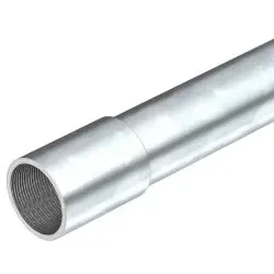 OBO 2046861 Stapa Gewinderohr mit Gewindemuffe M16x1,3,3000 Stahl galvanisch verzinkt SM16W G  - 30 Meter