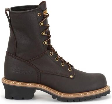 "Carolina Elm 8"" Logger - Mens 11.5 Brown Boot D"