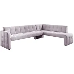 Exxpo by Gala Eckbank Barista Cord Violett Lila 3-Sitzer
