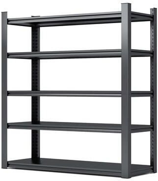 Kodotan sofa "78""H 5 Tier Metal Shelves for Storage Garage Shelving Duty Storage Shelves Adjustable Garage Shelf Industrial Shelving"
