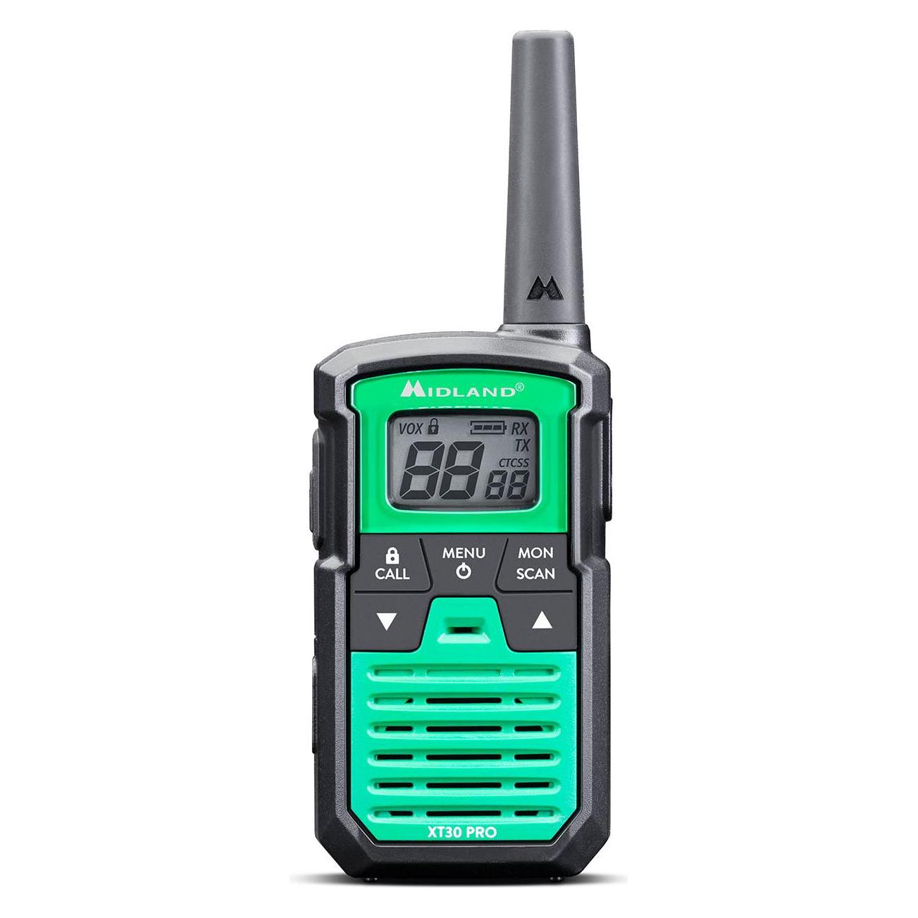 Midland XT30 PRO - Portofoonset - Walkie Talkie - PMR446 - Set van 2 stuks - C1463 (6 km) (C1463)