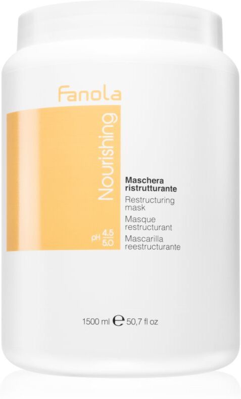 Fanola Nourishing Restructuring Mask Maske mit ernährender Wirkung für trockenes und beschädigtes Haar 1500 ml