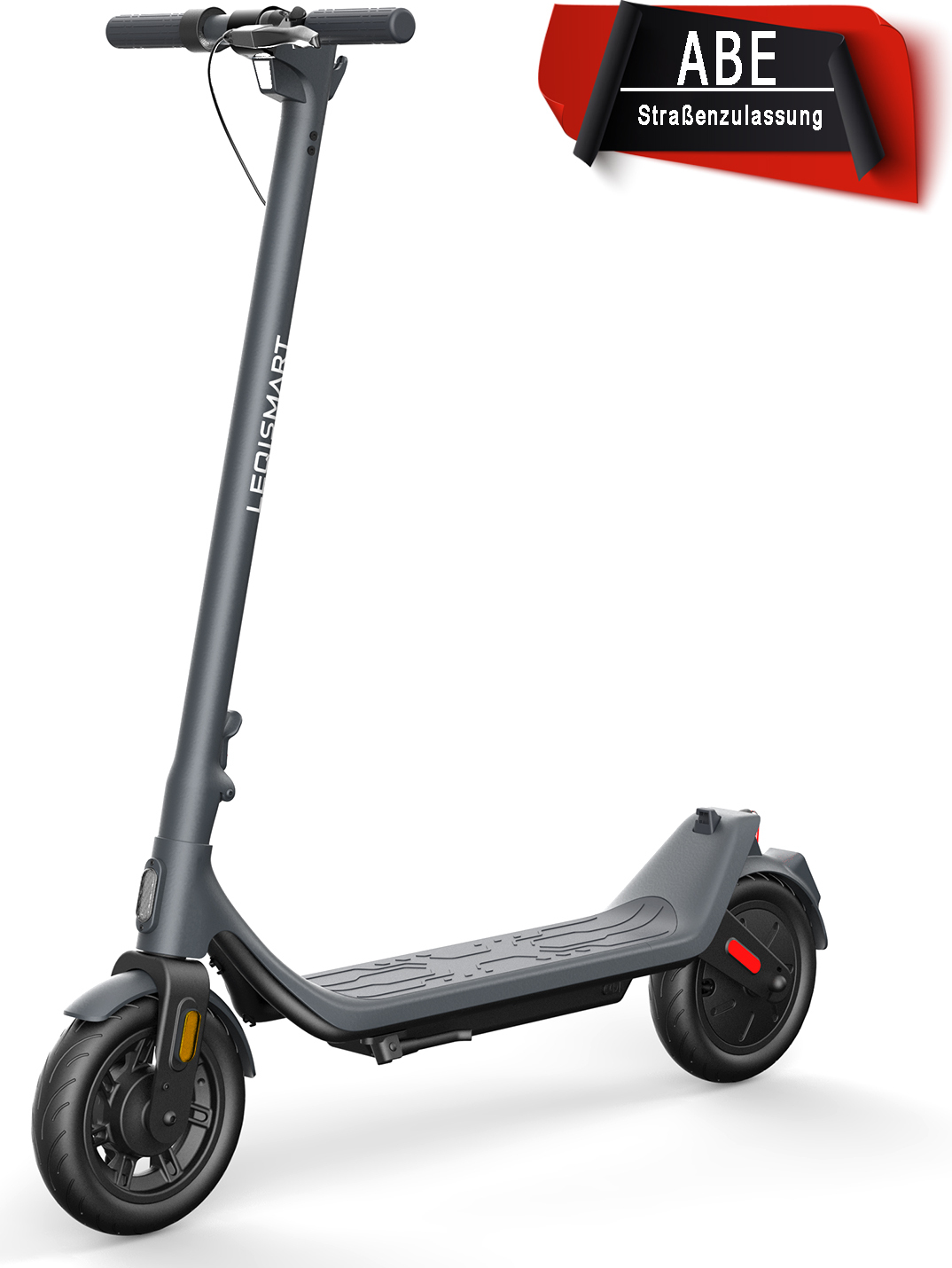 LINGDA Faltbarer E-Scooter mit ABE StraBenzulassung, (10 Zoll,7.8Ah, 36V350W,duales Bremssystem, LED-Display)
