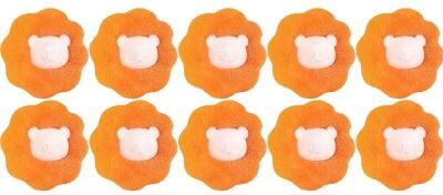 Uplift Treasures Reusable Laundry Pet Hair Remover Balls For Washing Machine yellow 10pcs