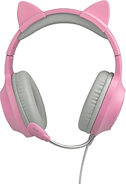 Auriculares gaming - FR-TEC Headset Tanooki, Diadema, Micrófono, Rosa