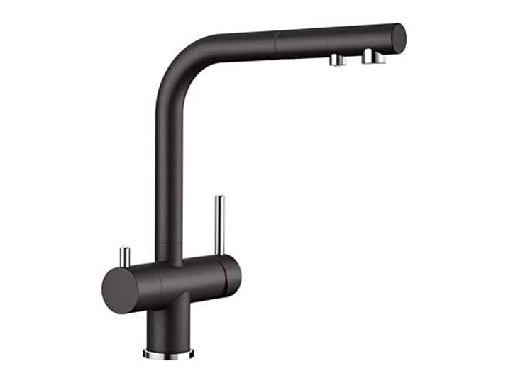 Blanco Fontas-S II Robinet d'évier de cuisine en granit (Silgranite) avec bec extractible II-black-526158\, Chrome\, Hochdruck