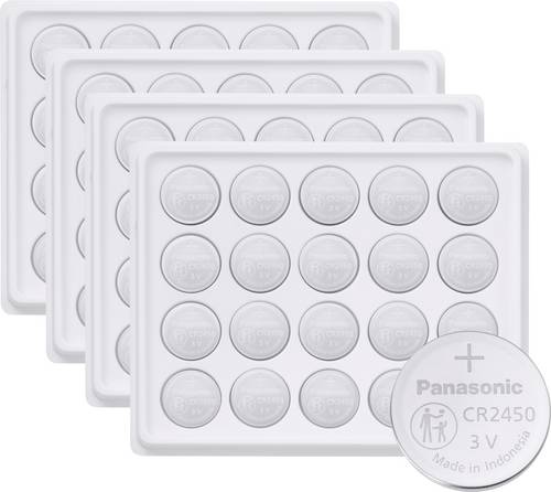 Panasonic Knopfzelle CR2450 3V 300 St. 620 mAh Lithium CR2450