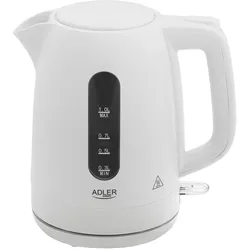 Adler AD 1380w Wasserkocher 1,0L weiß, 2200W