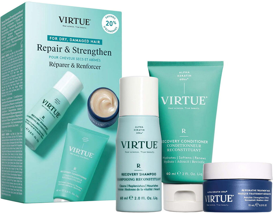 135ml Virtue Recovery Discovery Kit (Shampoo 60ml + Conditioner 60ml + Mask 15ml)