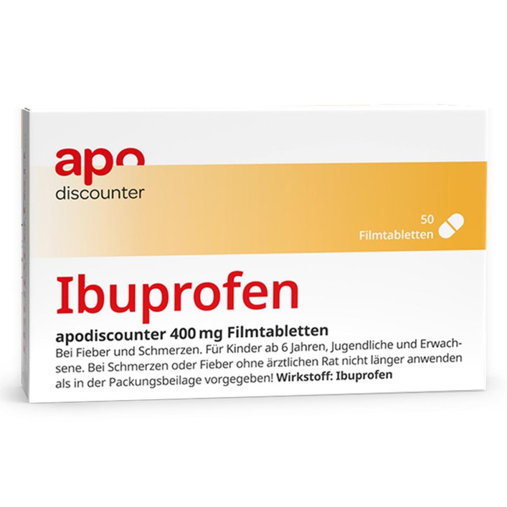 JUTA Pharma GmbH Ibuprofen 400 mg Schmerztabletten von apodiscounter 18413033
