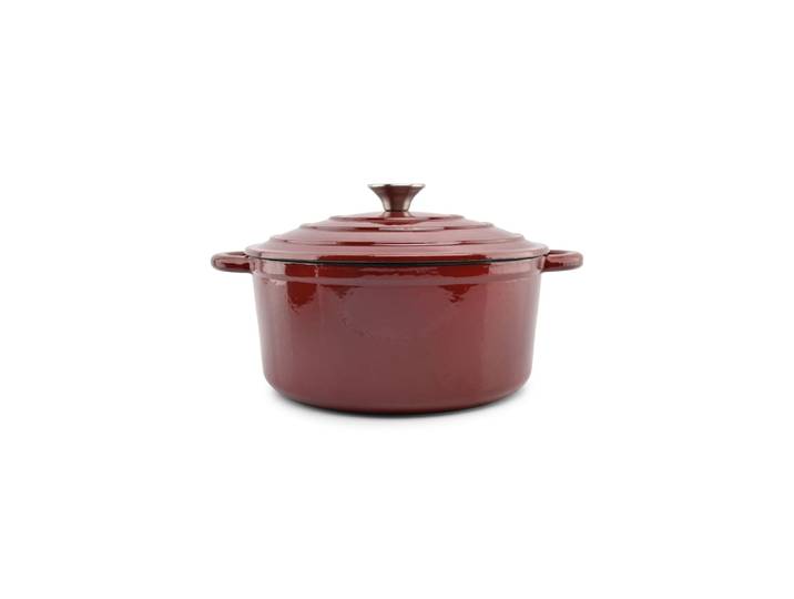 Casserole rouge en métaux 26cm