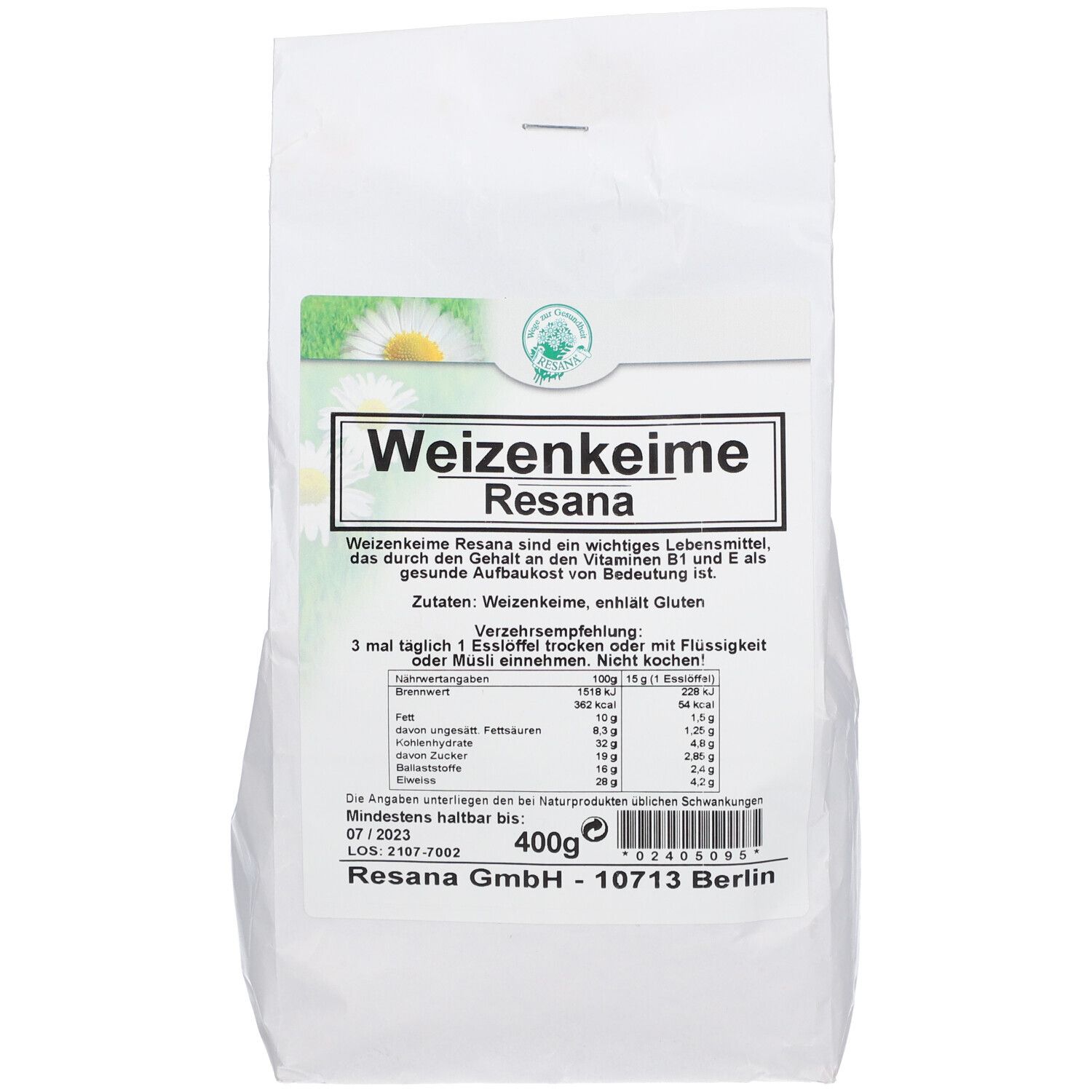 Weizenkeime Resana 400 g Samen