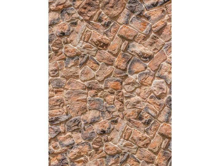 Vliestapete Muro, Braun, Taupe, Steine, 200x260 cm, FSC Mix, Tapeten & Wandverkleidungen, Vliestapeten